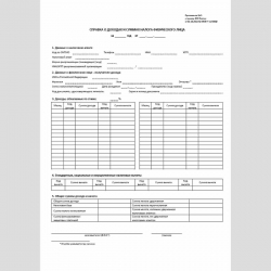 Форма "Справка о доходах и суммах налога физического лица"