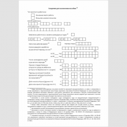 Форма "Заявление о выплате (перерасчете) пособия (оплате отпуска)". Стр. 6