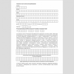 Форма "Извещение о представлении недостающих документов или сведений" . Стр. 3