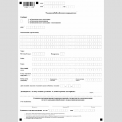 Форма КНД 1111052 "Сообщение об обособленных подразделениях российской организации на территории Российской Федерации, через которые прекращается деятельность организации (которые закрываются организацией)" (Форма №С-09-3-2) страница "Сведения об обособле