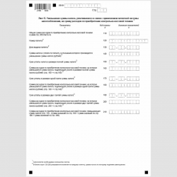 Форма КНД 1112020 (рекомендуемая) "Уведомление об уменьшении суммы налога, уплачиваемого в связи с применением патентной системы налогообложения, на сумму расходов по приобретению контрольно-кассовой техники". Лист Б.