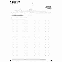 Форма №Р24001 "Заявление о внесении изменений в сведения об индивидуальном предпринимателе, содержащиеся в Едином государственном реестре индивидуальных предпринимателей" (КНД 1112502) . Лист Е Сведения о кодах по Общероссийскому классификатору видов экон