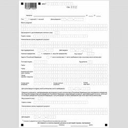 Форма КНД 1112541 "Уведомление физического лица об осуществлении (о прекращении) деятельности по оказанию услуг физическому лицу для личных, домашних и (или) иных подобных нужд". Стр. 002
