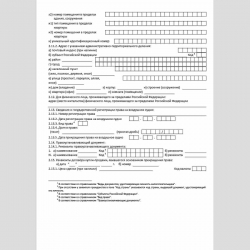 Форма КНД 1114008 "Сведения о воздушных судах и об их владельцах". Лист "Б" "Сведения о физическом лице, на которое зарегистрировано воздушное судно". Стр. 2