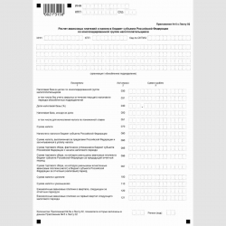 Форма КНД 1151006 "Налоговая декларация по налогу на прибыль организаций". Лист 02. Приложение№6