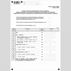 Форма КНД 1151038 "Налоговая декларация по налогу на прибыль иностранной организации". Стр. 17