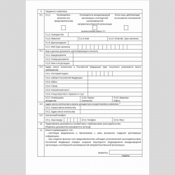 Форма "Уведомление о создании на территории Российской Федерации филиала или представительства международной организации и иностранной некоммерческой неправительственной организации". Стр. 2