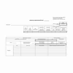 Типовая межотраслевая форма № М-8 "Лимитно-заборная карта"