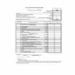 Форма "Отчет о целевом использовании средств" (ОКУД 0710006) (ред. 2018 г.)
