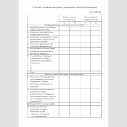 Форма "Уведомление о планируемых к уплате (возмещению) суммах налога на добавленную стоимость и влияющих на них факторах". Стр. 2