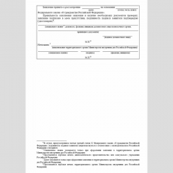 Форма "Заявление об оформлении наличия гражданства Российской Федерации по рождению у ребенка". Стр. 3