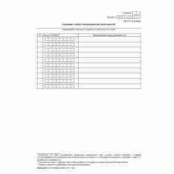 Форма №Р11001 (рекомендованная) "Заявление о государственной регистрации юридического лица при создании". Лист М "Сведения о видах экономической деятельности"