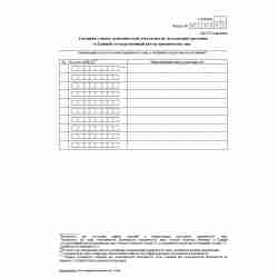 Форма №Р14001 (рекомендованная) "Заявление о внесении в Единый государственный реестр юридических лиц изменений в сведения о юридическом лице, не связанных с внесением изменений в учредительные документы". Лист Н "Сведения о видах экономической деятельнос
