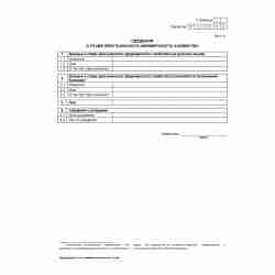Форма №Р24002 "Заявление о внесении изменений в сведения о главе крестьянского (фермерского) хозяйства, содержащиеся в Едином государственном реестре индивидуальных предпринимателей". Лист А "Сведения о о главе крестьянского (фермерского) хозяйства"